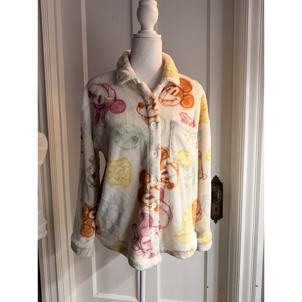 Disney 100 Kids Fleece Shacket Size XL Plus‎ 14/16